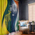 Custom India and Australia Cricket Window Curtain Special Half-Half Mix - Wonder Print Shop