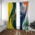Custom India and Australia Cricket Window Curtain Special Half-Half Mix - Wonder Print Shop