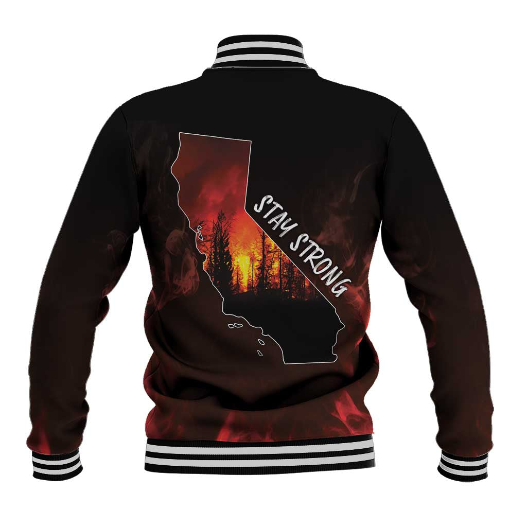 So-Cal Wildfire Baseball Jacket LA Stay Strong