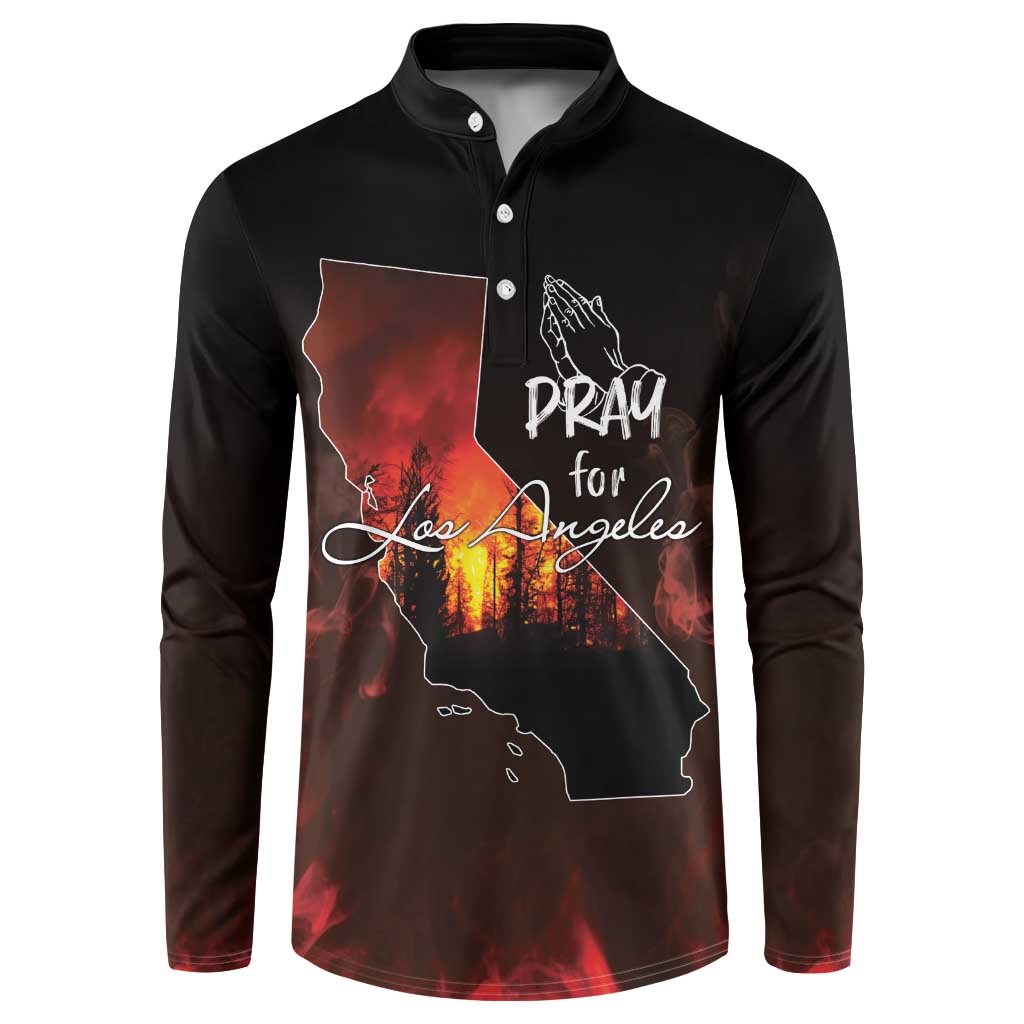 So-Cal Wildfire Button Sweatshirt LA Stay Strong