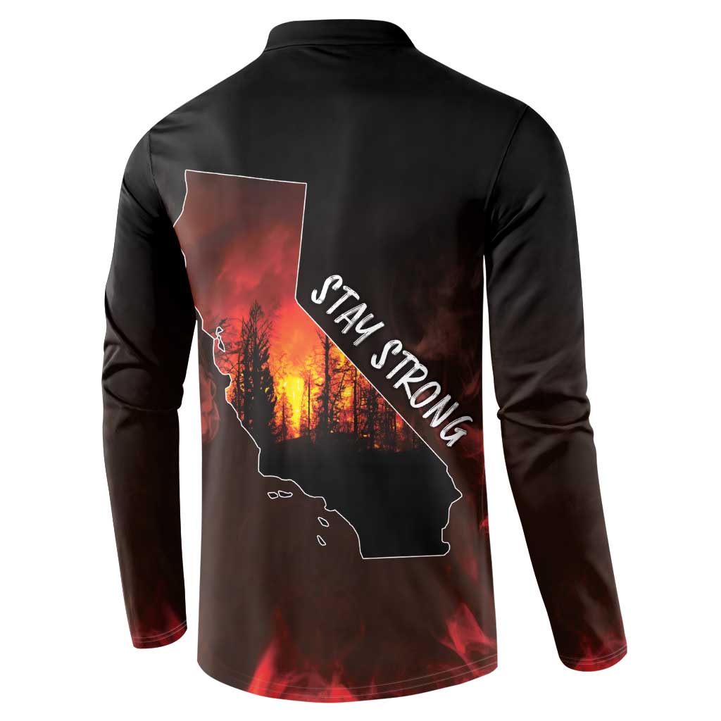So-Cal Wildfire Button Sweatshirt LA Stay Strong