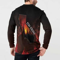 So-Cal Wildfire Button Sweatshirt LA Stay Strong