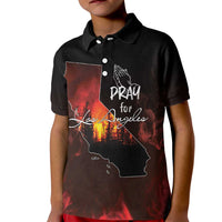 So-Cal Wildfire Kid Polo Shirt LA Stay Strong