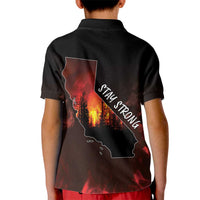 So-Cal Wildfire Kid Polo Shirt LA Stay Strong