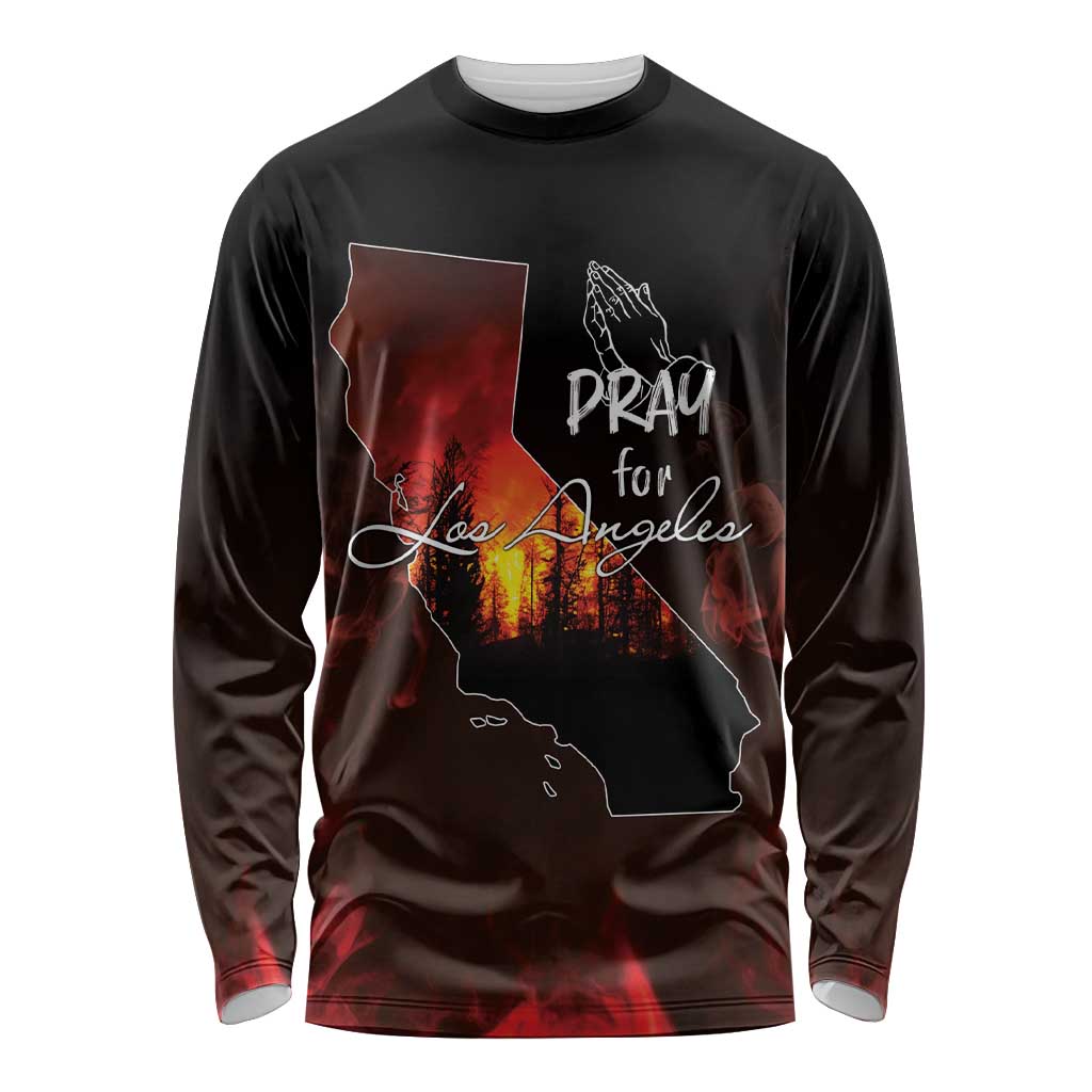 So-Cal Wildfire Long Sleeve Shirt LA Stay Strong