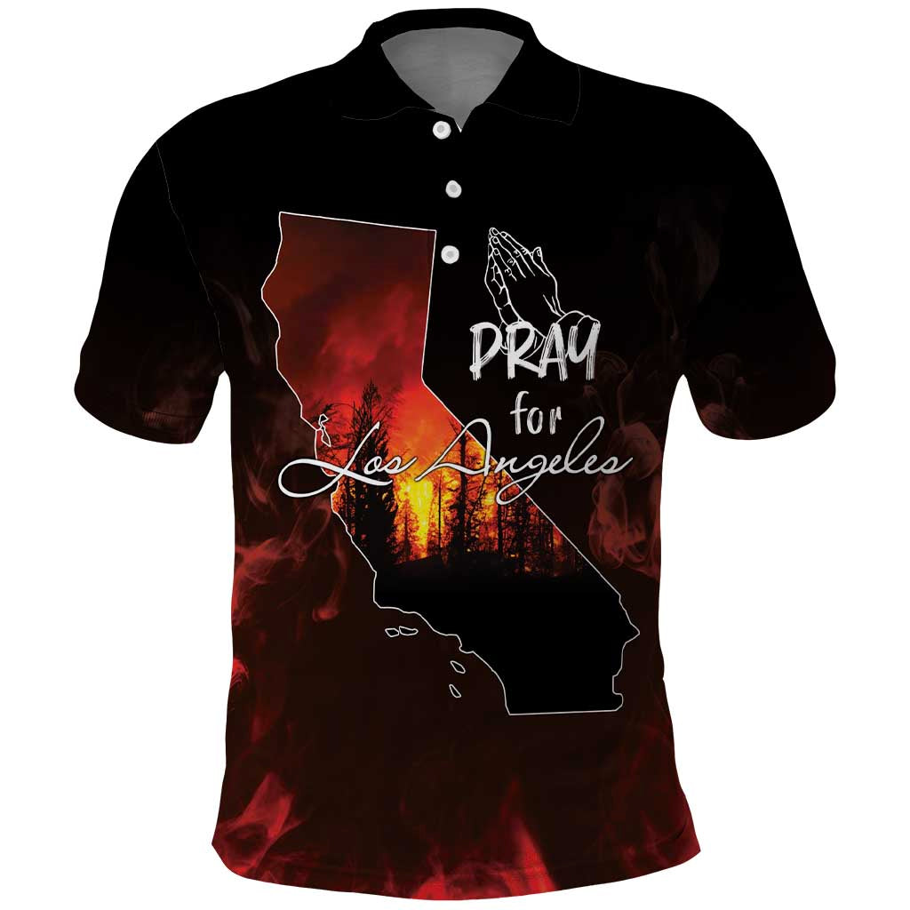 So-Cal Wildfire Polo Shirt LA Stay Strong