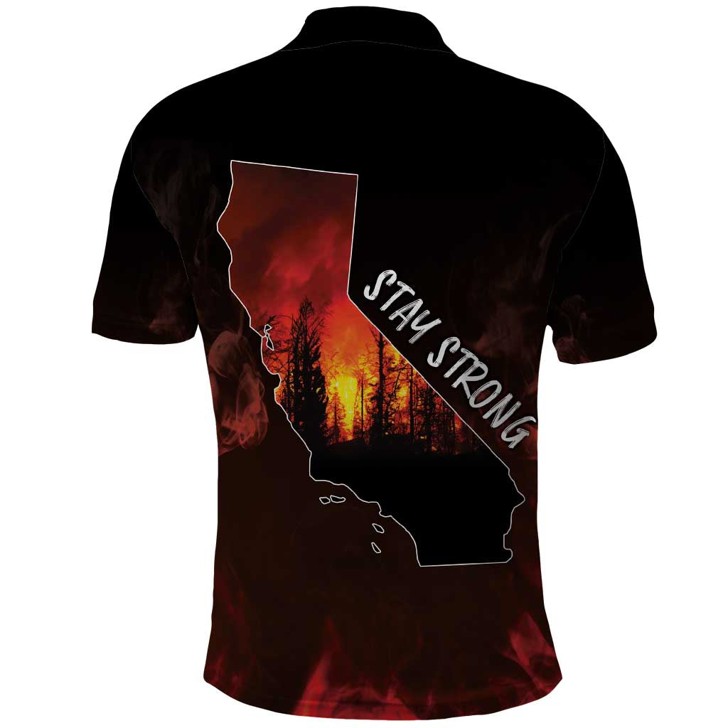 So-Cal Wildfire Polo Shirt LA Stay Strong