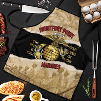 Montfort Point Marines Apron African American First To Fight Prejudice