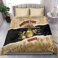 Montfort Point Marines Bedding Set African American First To Fight Prejudice