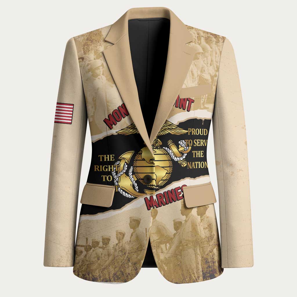 Montfort Point Marines Blazer African American First To Fight Prejudice