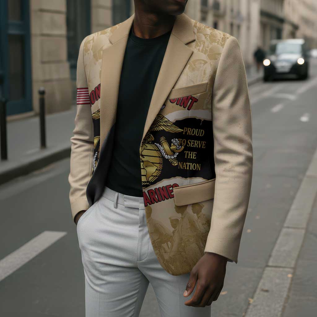 Montfort Point Marines Blazer African American First To Fight Prejudice