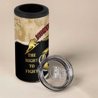Montfort Point Marines 4 in 1 Can Cooler Tumbler African American First To Fight Prejudice