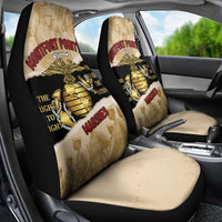 Montfort Point Marines Car Seat Cover African American First To Fight Prejudice