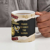 Montfort Point Marines Ceramic Mug African American First To Fight Prejudice