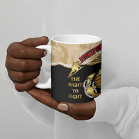 Montfort Point Marines Ceramic Mug African American First To Fight Prejudice