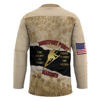 Montfort Point Marines Hockey Jersey African American First To Fight Prejudice