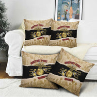 Montfort Point Marines Pillow Cover African American First To Fight Prejudice