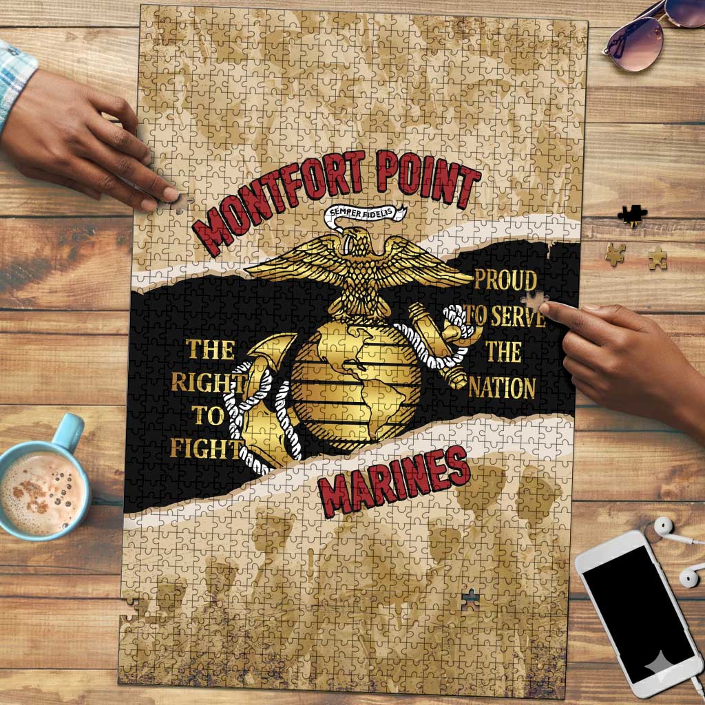Montfort Point Marines Puzzle African American First To Fight Prejudice