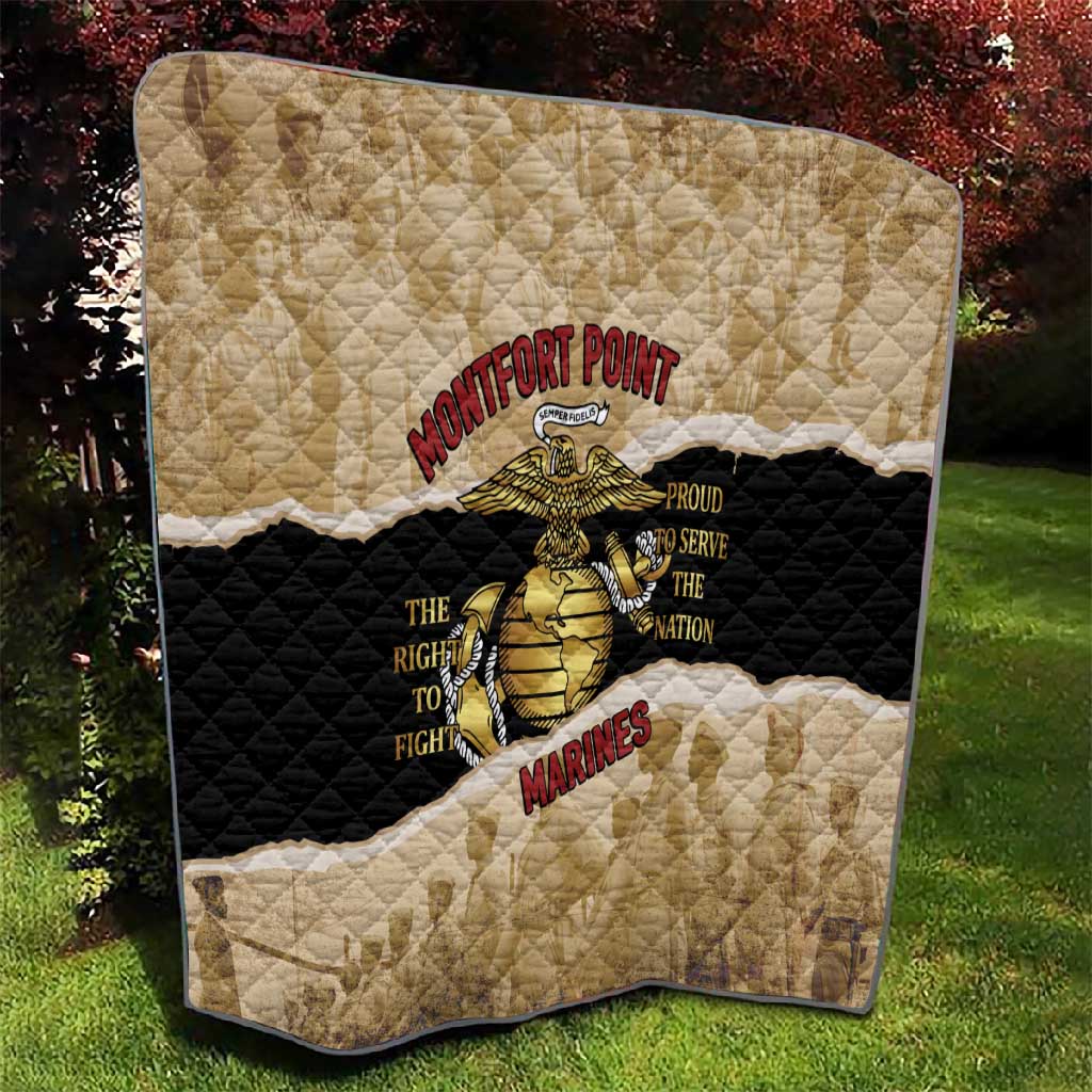 Montfort Point Marines Quilt African American First To Fight Prejudice