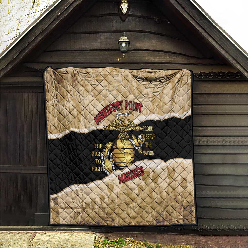 Montfort Point Marines Quilt African American First To Fight Prejudice
