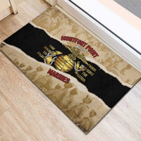 Montfort Point Marines Rubber Doormat African American First To Fight Prejudice