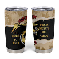 Montfort Point Marines Tumbler Cup African American First To Fight Prejudice