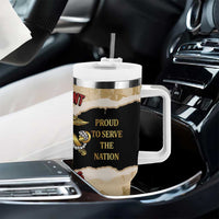 Montfort Point Marines Tumbler With Handle African American First To Fight Prejudice