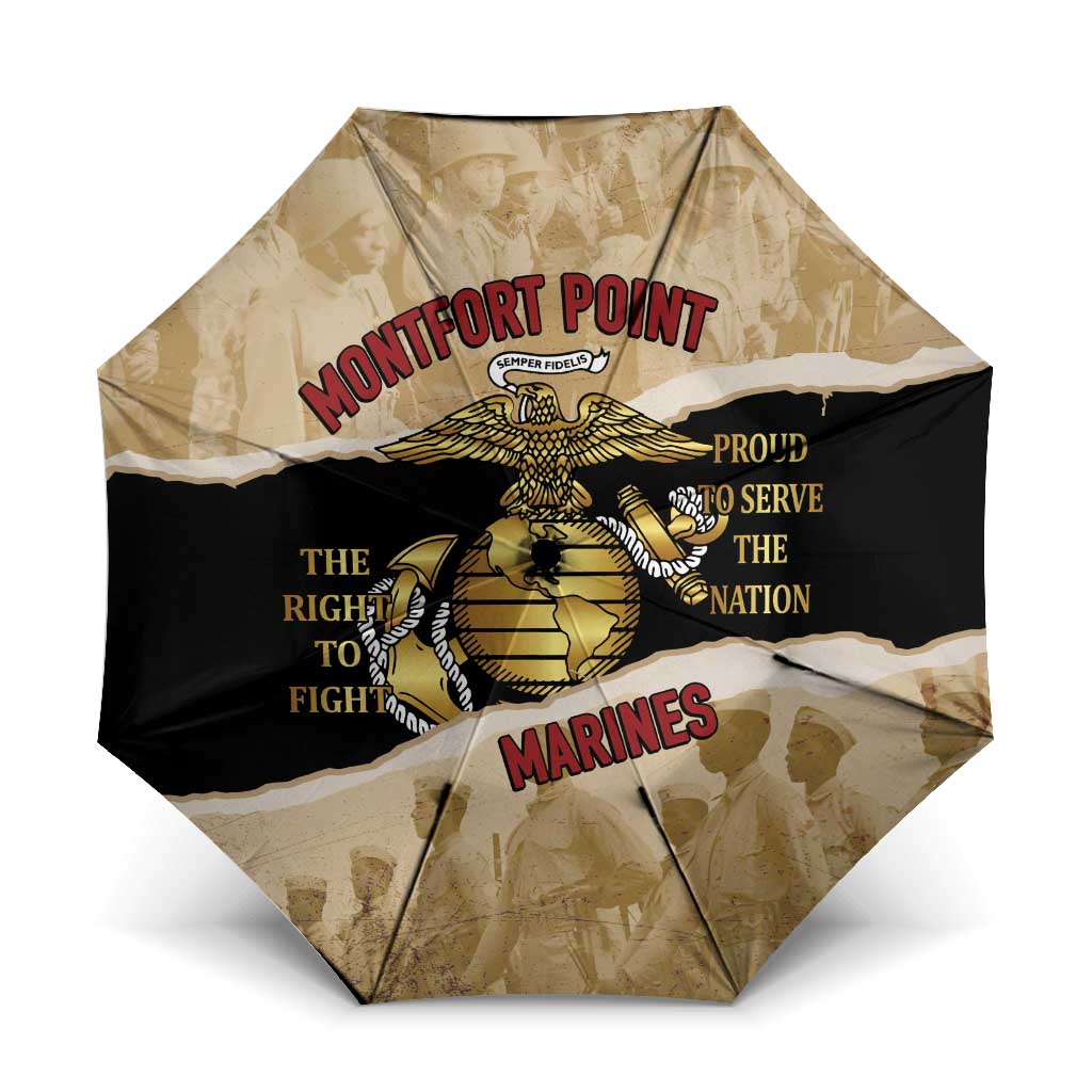 Montfort Point Marines Umbrella African American First To Fight Prejudice