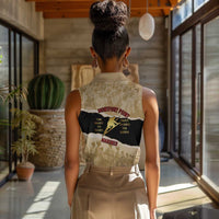 Montfort Point Marines Women Sleeveless Polo Shirt African American First To Fight Prejudice