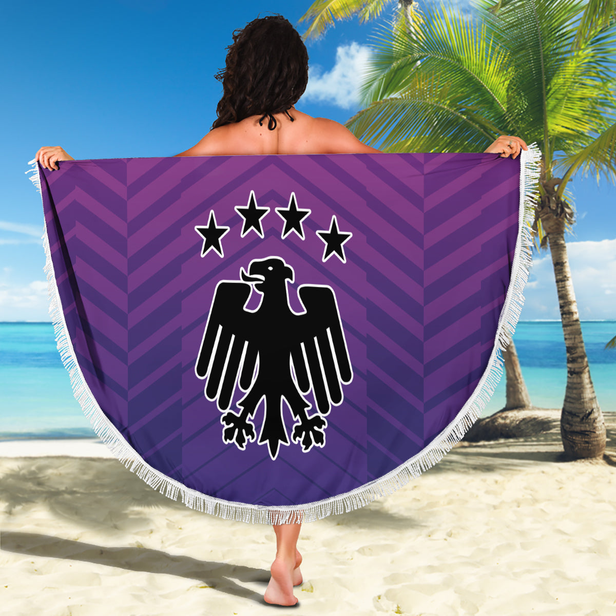Germany Football Beach Blanket Nationalelf Pink Revolution LT7 - Wonder Print Shop