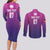Germany Football Couples Matching Long Sleeve Bodycon Dress and Long Sleeve Button Shirt Nationalelf Pink Revolution LT7 - Wonder Print Shop