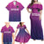 Germany Football Family Matching Off Shoulder Maxi Dress and Hawaiian Shirt Nationalelf Pink Revolution