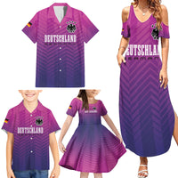 Germany Football Family Matching Summer Maxi Dress and Hawaiian Shirt Nationalelf Pink Revolution - Wonder Print Shop