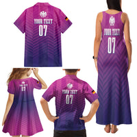 Germany Football Family Matching Tank Maxi Dress and Hawaiian Shirt Nationalelf Pink Revolution - Wonder Print Shop