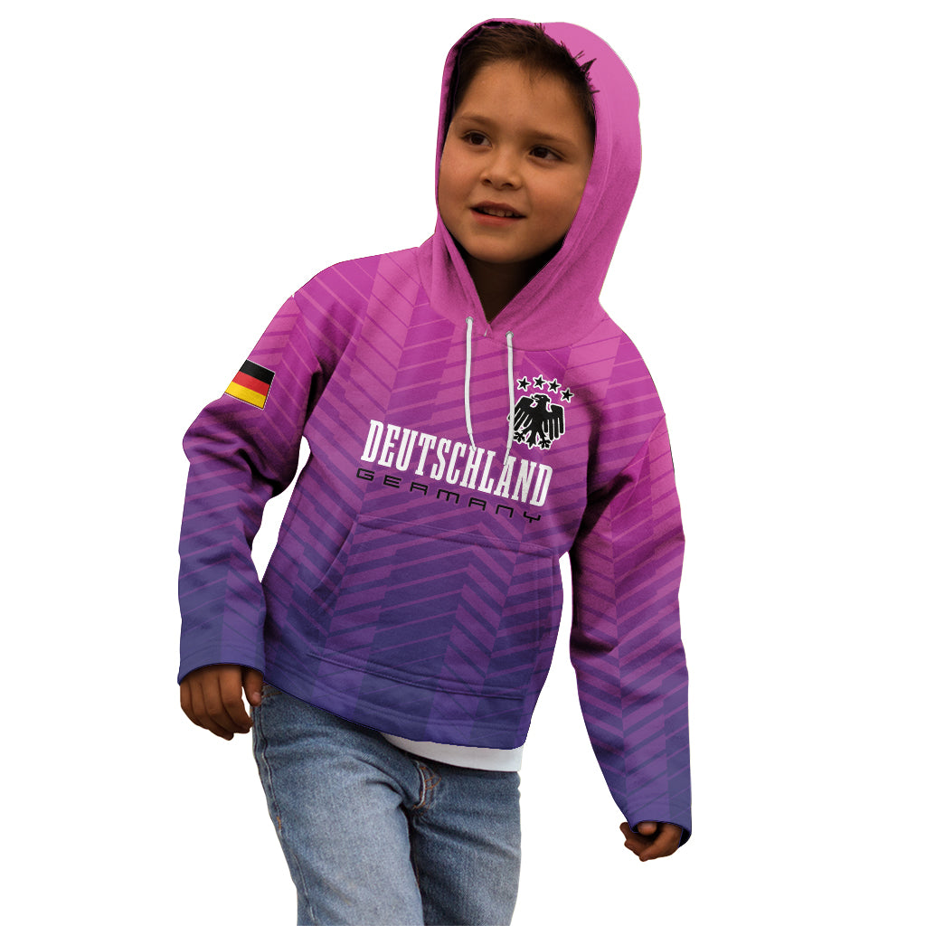 Germany Football Kid Hoodie Nationalelf Pink Revolution - Wonder Print Shop