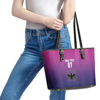 Germany Football Leather Tote Bag Nationalelf Pink Revolution - Wonder Print Shop