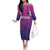 Germany Football Off The Shoulder Long Sleeve Dress Nationalelf Pink Revolution - Wonder Print Shop