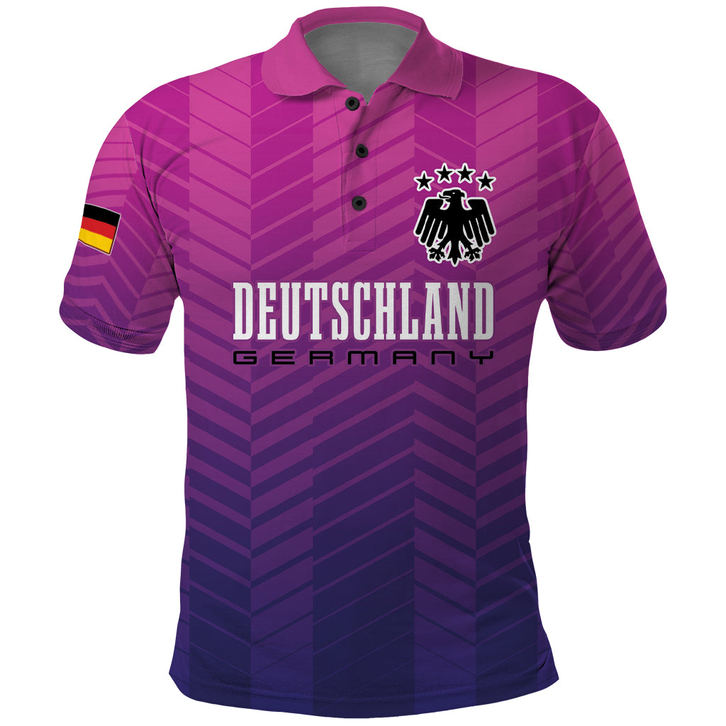 Germany Football Polo Shirt Nationalelf Pink Revolution - Wonder Print Shop