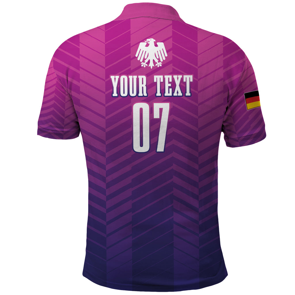Germany Football Polo Shirt Nationalelf Pink Revolution - Wonder Print Shop