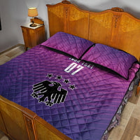 Germany Football Quilt Bed Set Nationalelf Pink Revolution - Wonder Print Shop