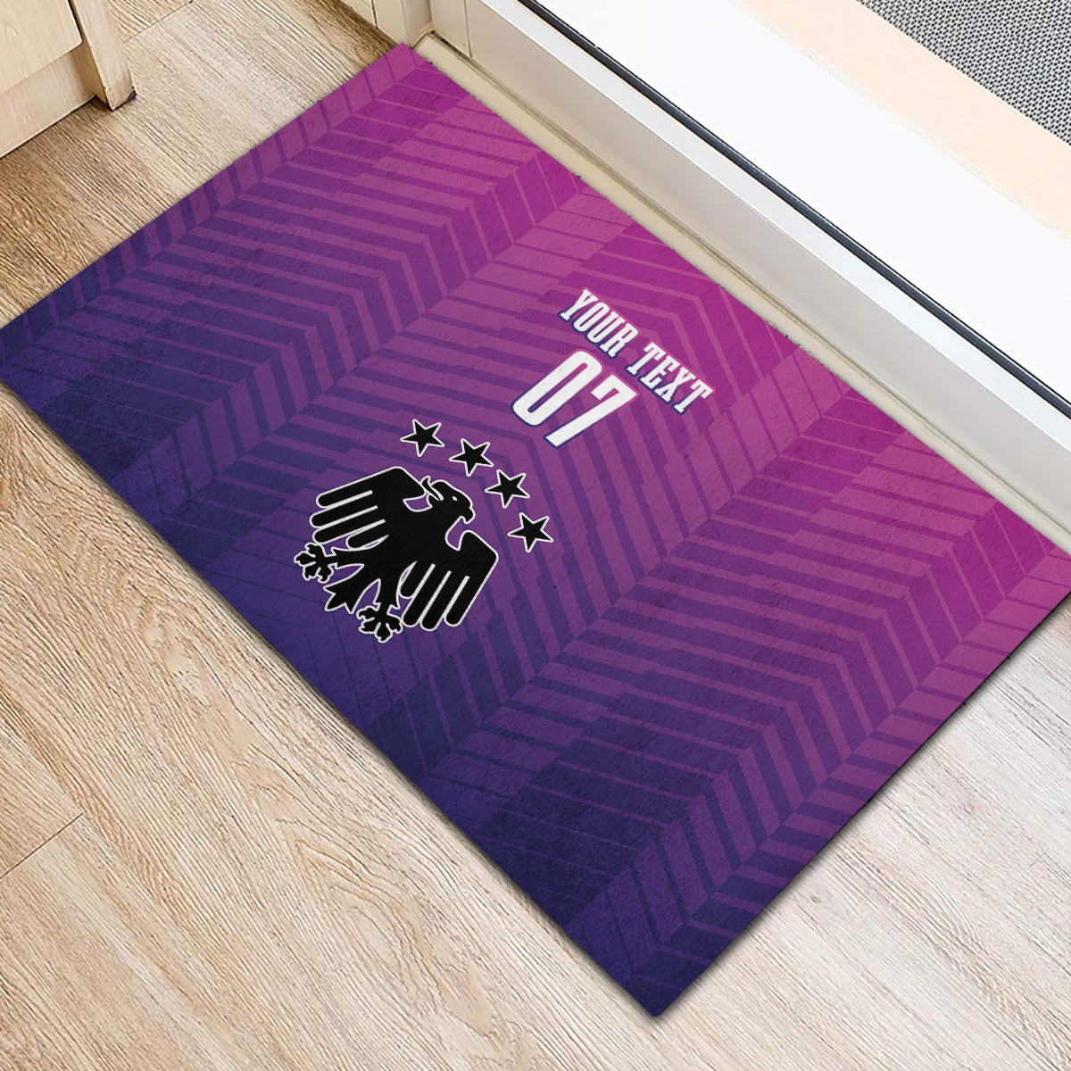 Germany Football Rubber Doormat Nationalelf Pink Revolution - Wonder Print Shop