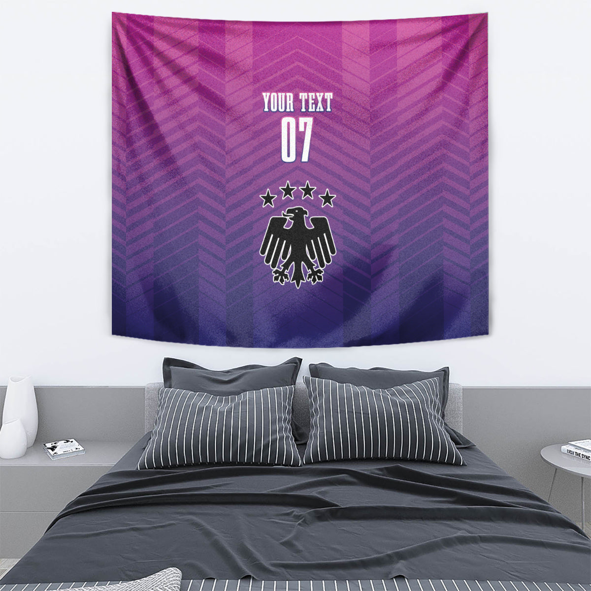 Germany Football Tapestry Nationalelf Pink Revolution - Wonder Print Shop
