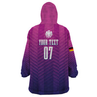 Germany Football Wearable Blanket Hoodie Nationalelf Pink Revolution - Wonder Print Shop