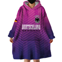 Germany Football Wearable Blanket Hoodie Nationalelf Pink Revolution - Wonder Print Shop