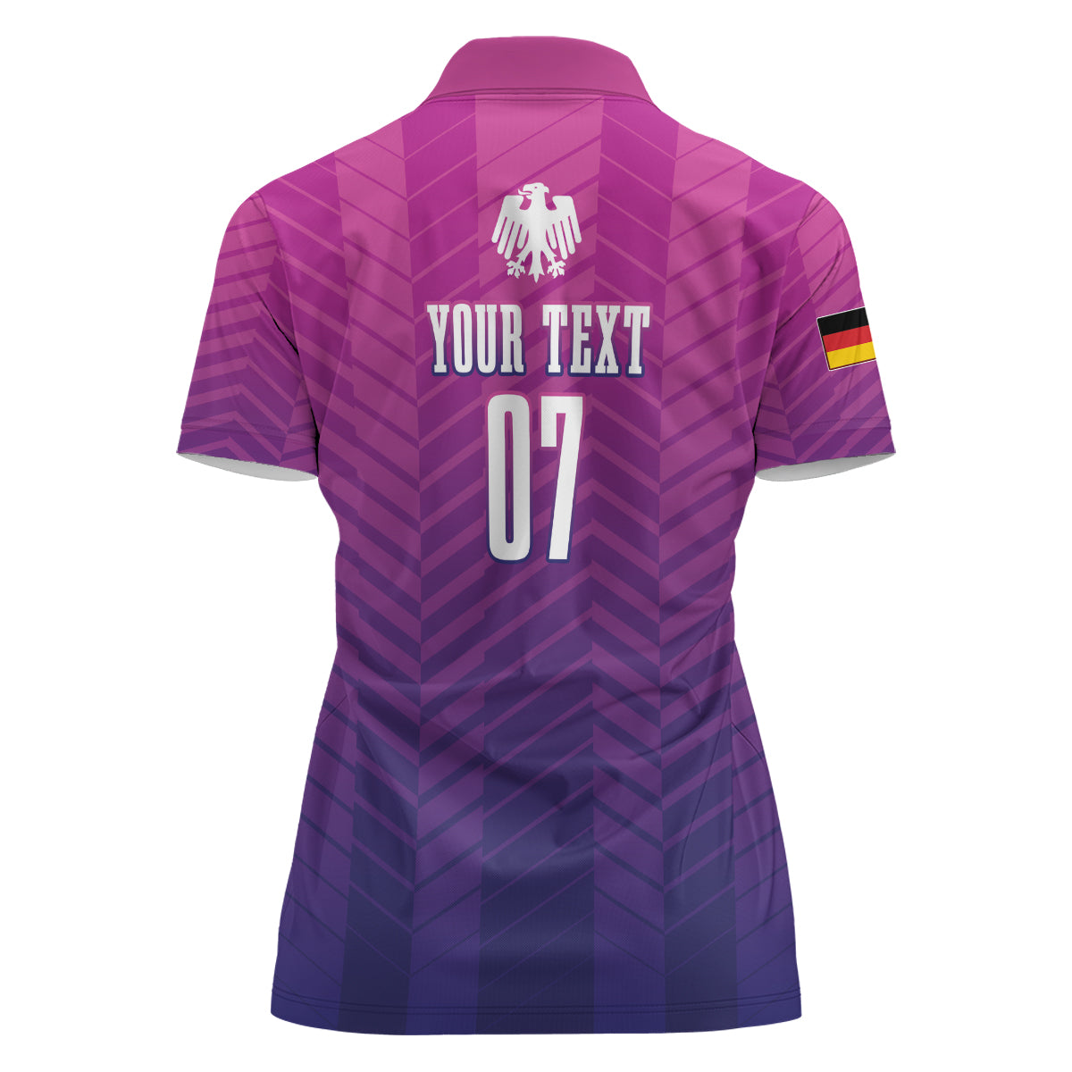 Germany Football Women Polo Shirt Nationalelf Pink Revolution - Wonder Print Shop