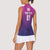 Germany Football Women Sleeveless Polo Shirt Nationalelf Pink Revolution - Wonder Print Shop