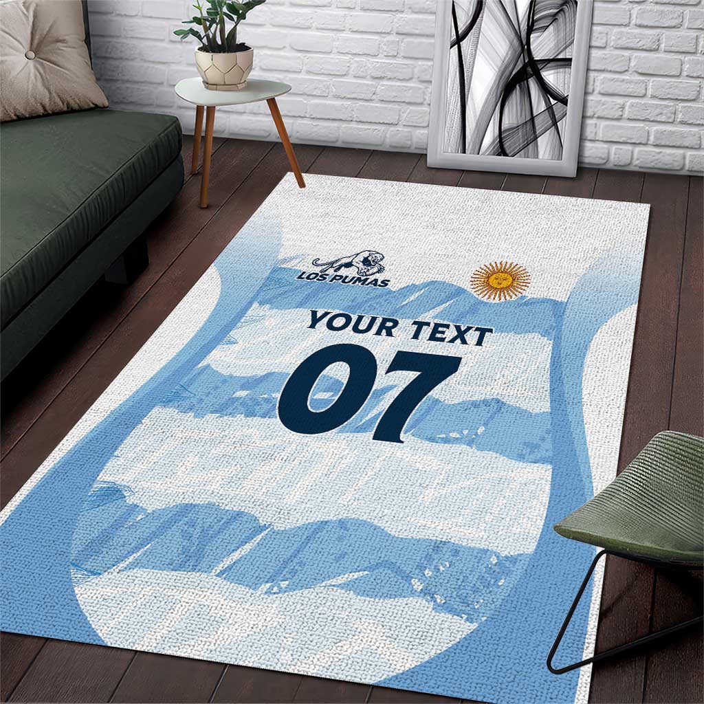 Argentina Rugby Los Pumas Custom Area Rug Traditional Colors - Wonder Print Shop