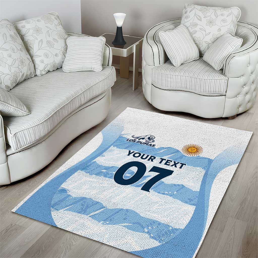 Argentina Rugby Los Pumas Custom Area Rug Traditional Colors - Wonder Print Shop