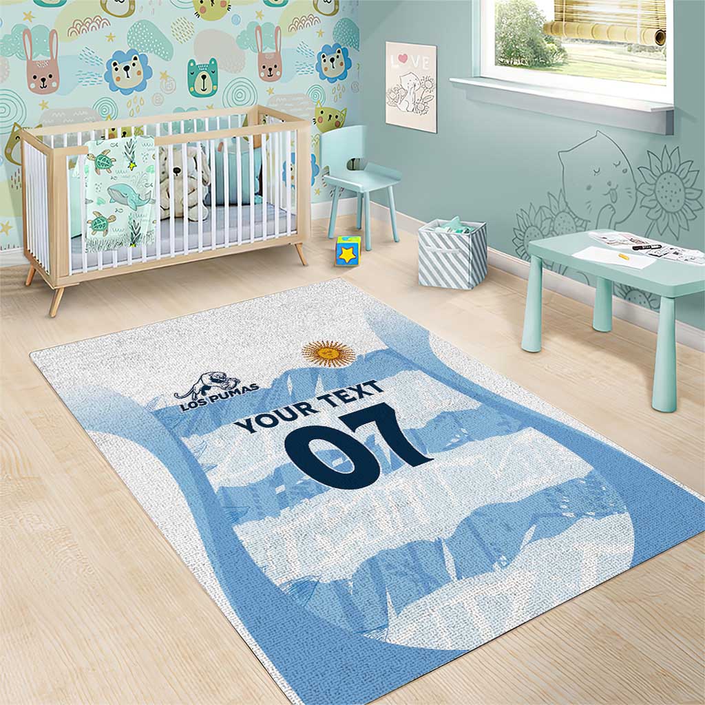 Argentina Rugby Los Pumas Custom Area Rug Traditional Colors - Wonder Print Shop