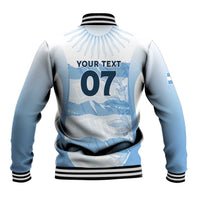 Argentina Rugby Los Pumas Custom Baseball Jacket Traditional Colors - Wonder Print Shop